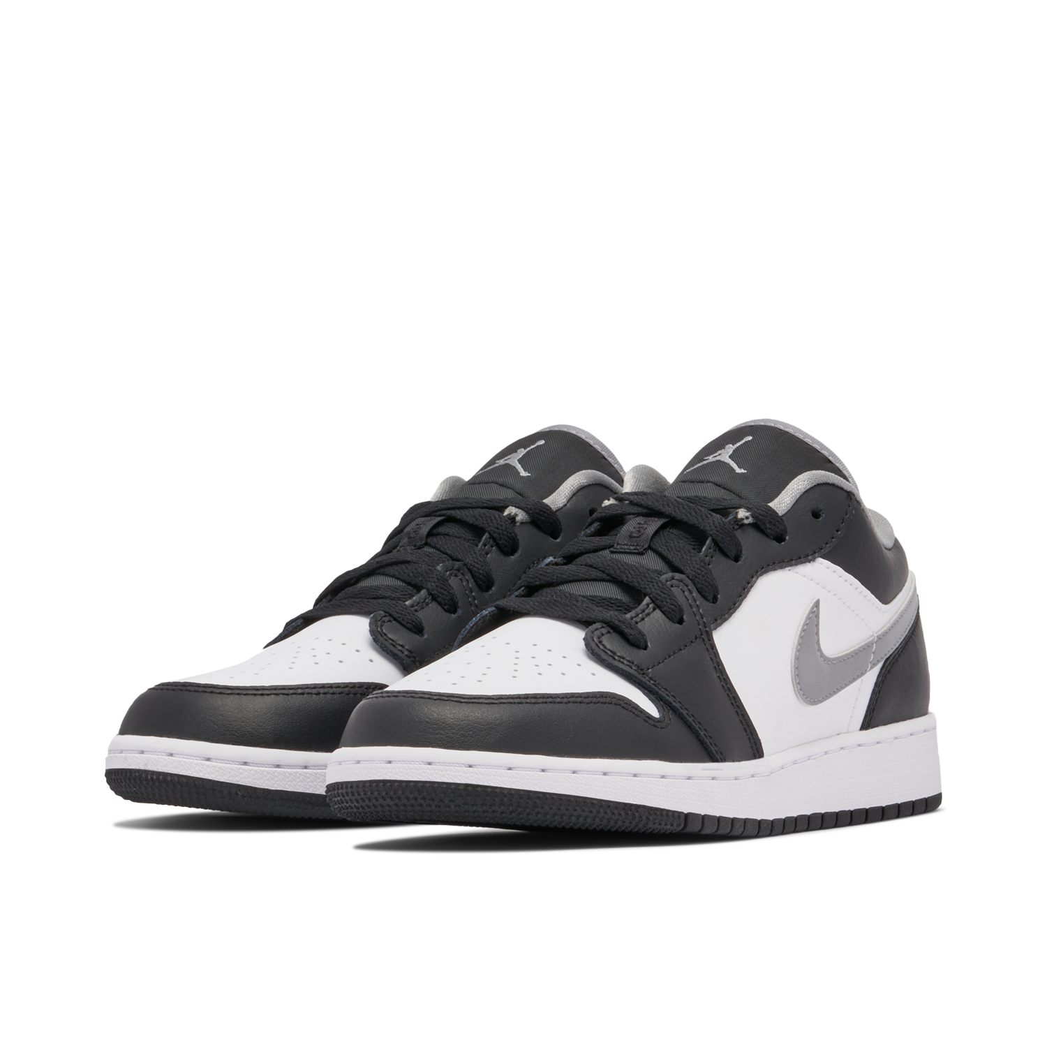 Air Jordan 1 Low Black White Grey GS 553560-040