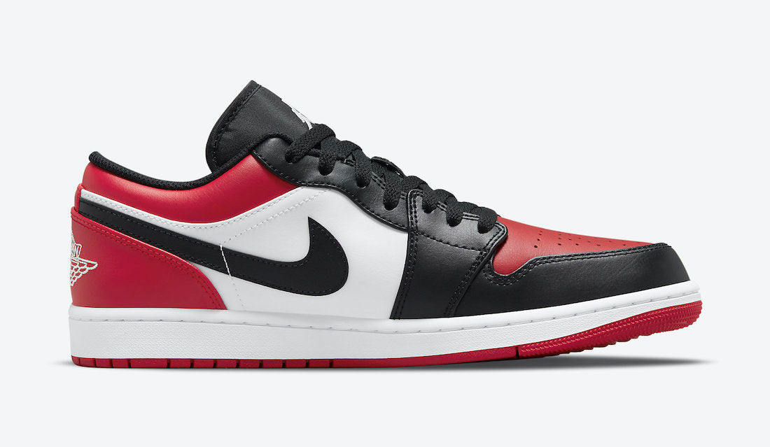 Air Jordan 1 Low Bred Toe 5553558-612