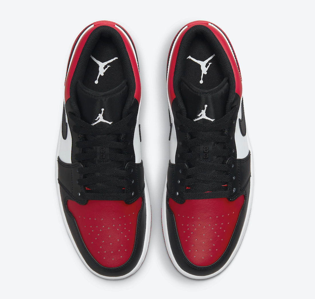 Air Jordan 1 Low Bred Toe 5553558-612