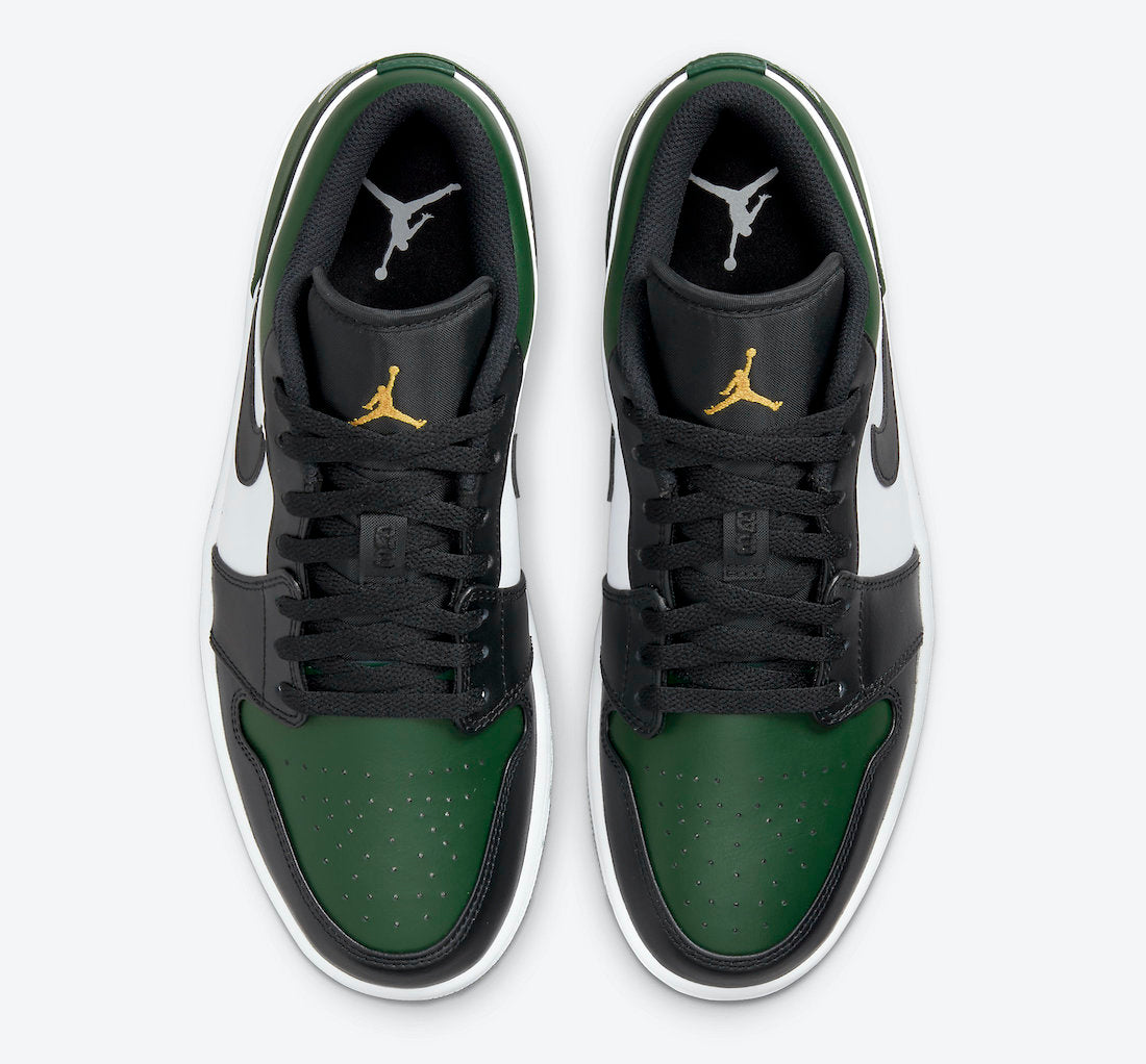 Air Jordan 1 Low Green Toe 553558-371