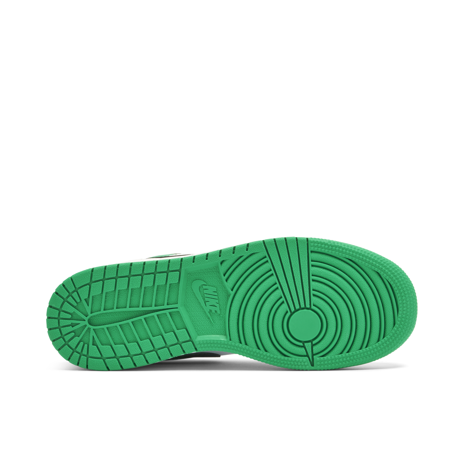 Air Jordan 1 Low White Lucky Green GS 553560-129