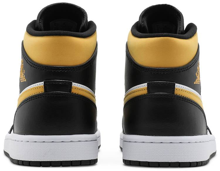 Air Jordan 1 Mid Black University Gold 554724-177