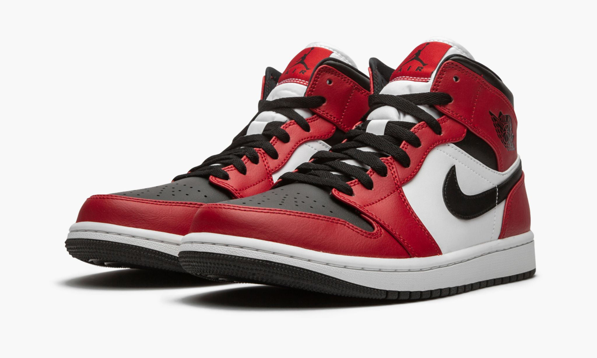Air Jordan 1 Mid Chicago Black Toe 554724-069
