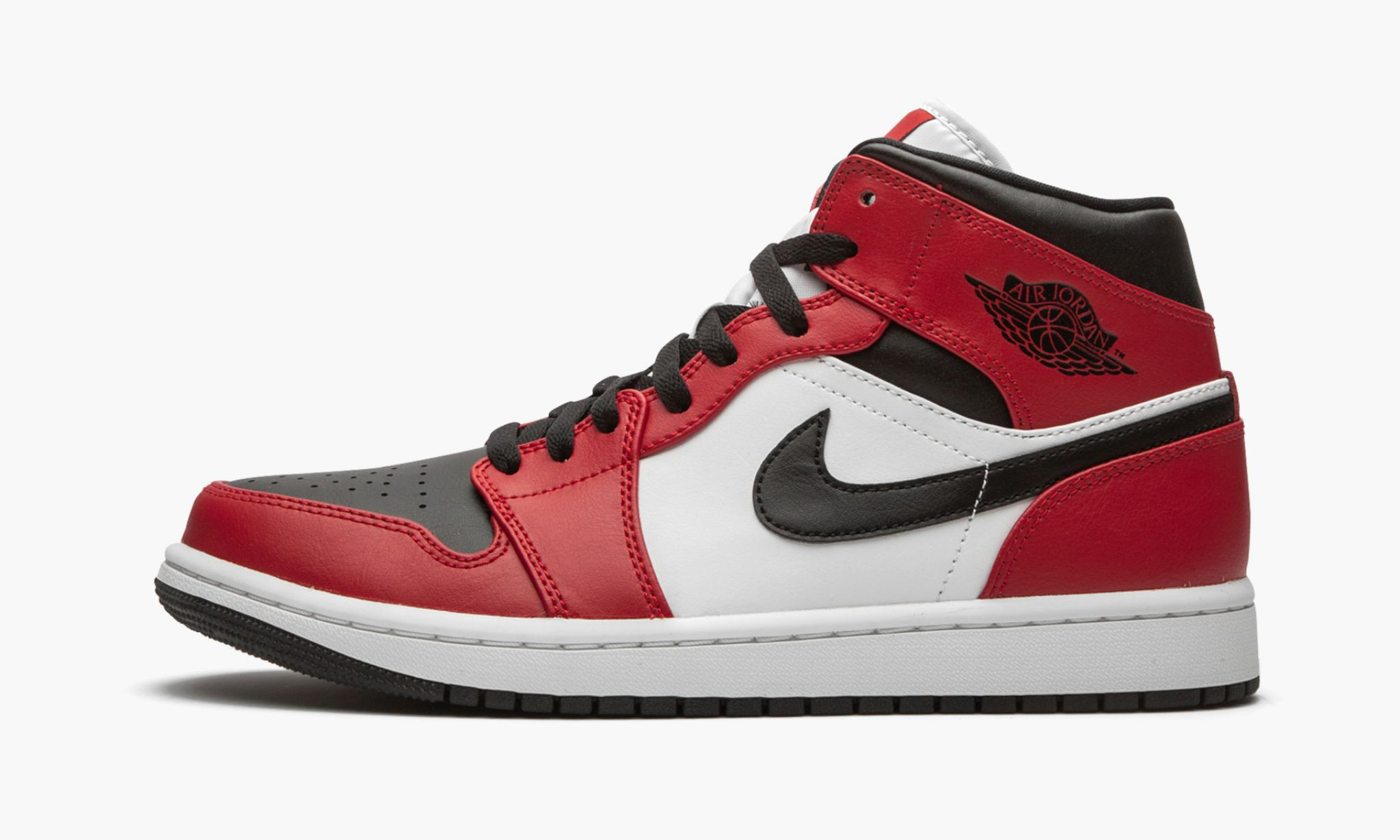 Air Jordan 1 Mid Chicago Black Toe 554724-069