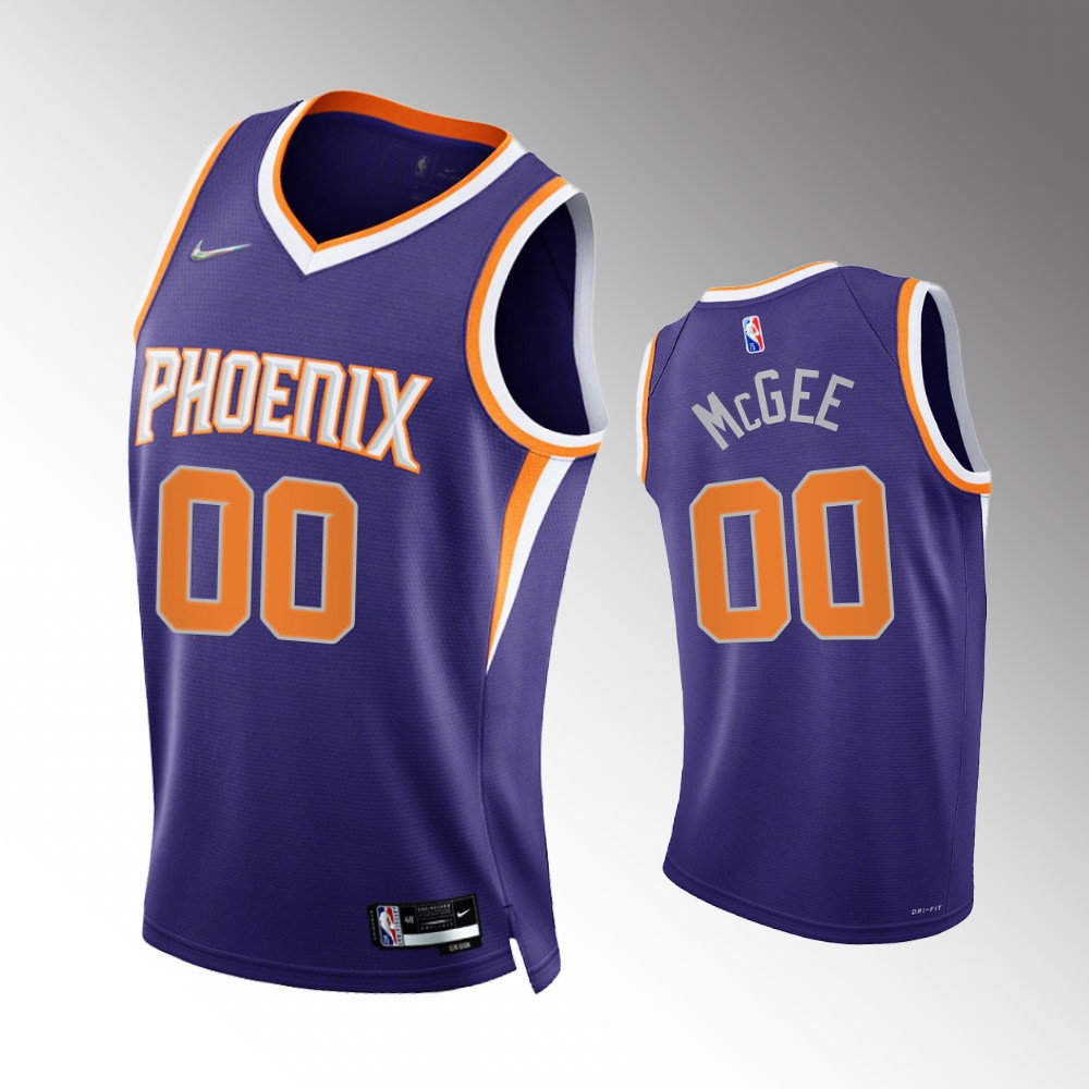 #00 JaVale McGee Suns Purple 2021-22 75th Diamond Anniversary Icon Edition Jersey