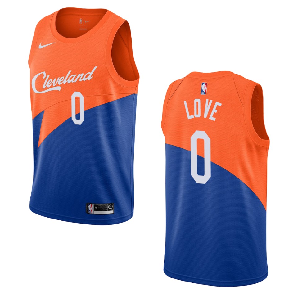 2019-20 Men's Cleveland Cavaliers #0 Kevin Love City Swingman Jersey - Blue