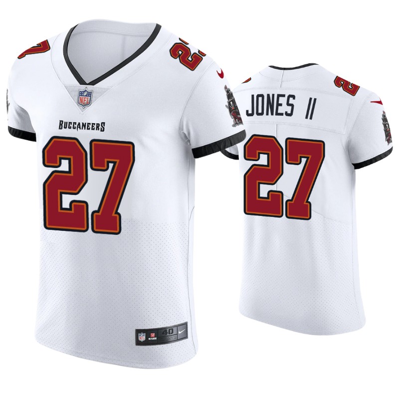2020 Men's Tampa Bay Buccaneers Ronald Jones II Vapor Elite Jersey White