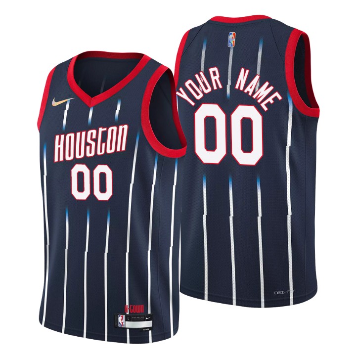 2021-22 Houston Rockets Custom City 75th Anniversary Jersey