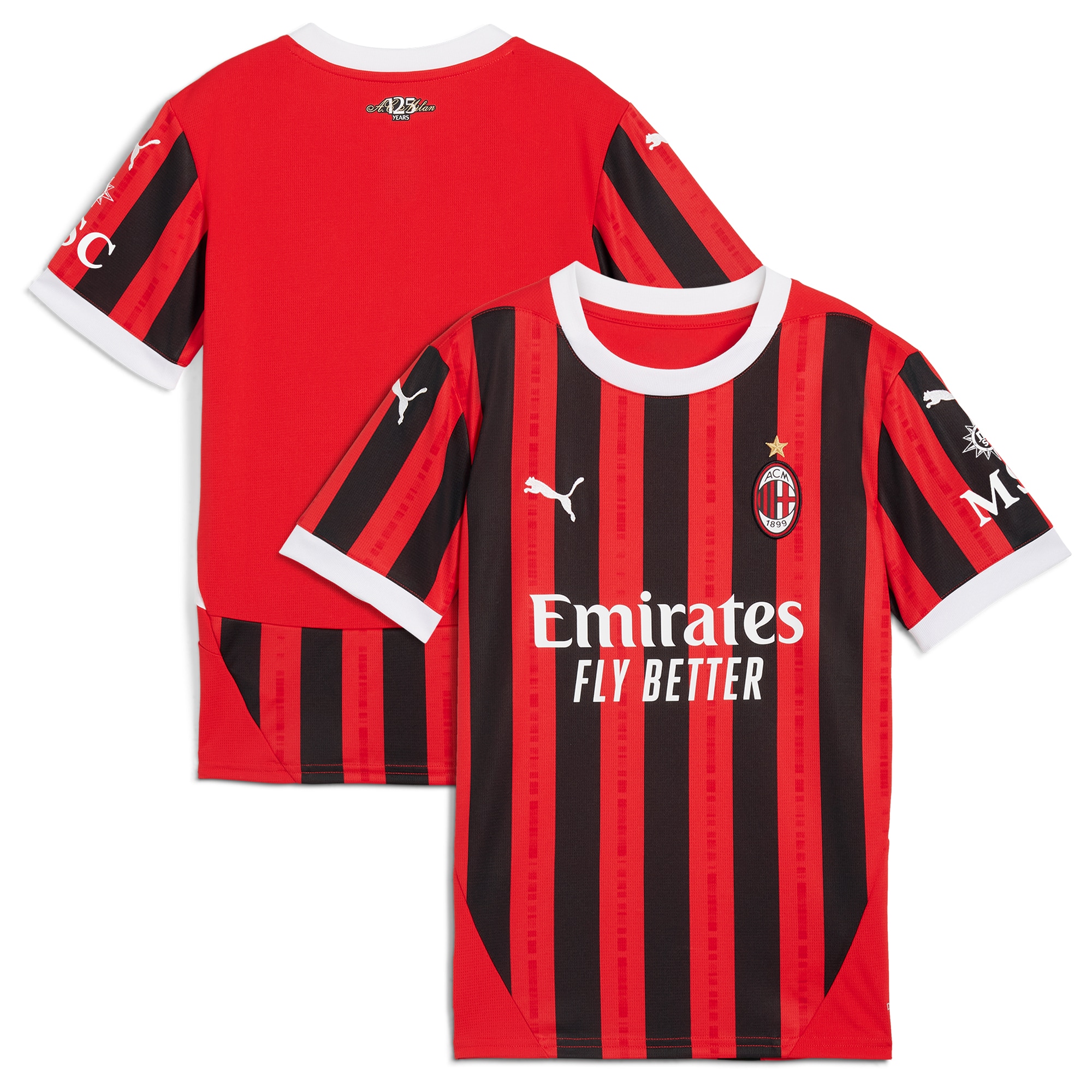 AC Milan Puma 2024/25 Home Replica Jersey - Red