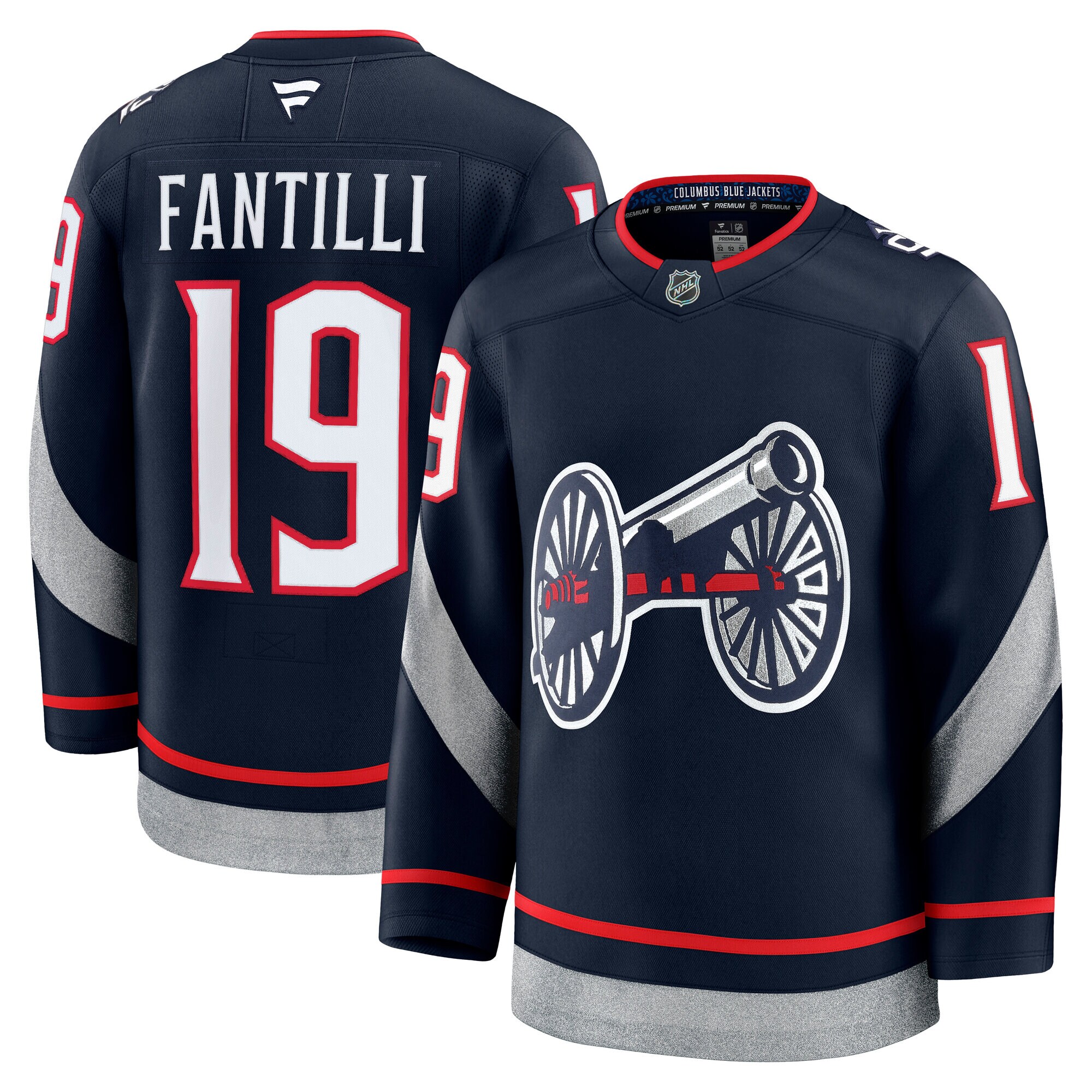Adam Fantilli Columbus Blue Jackets Fanatics 2025 NHL Stadium Series Premium Player Jersey - Navy