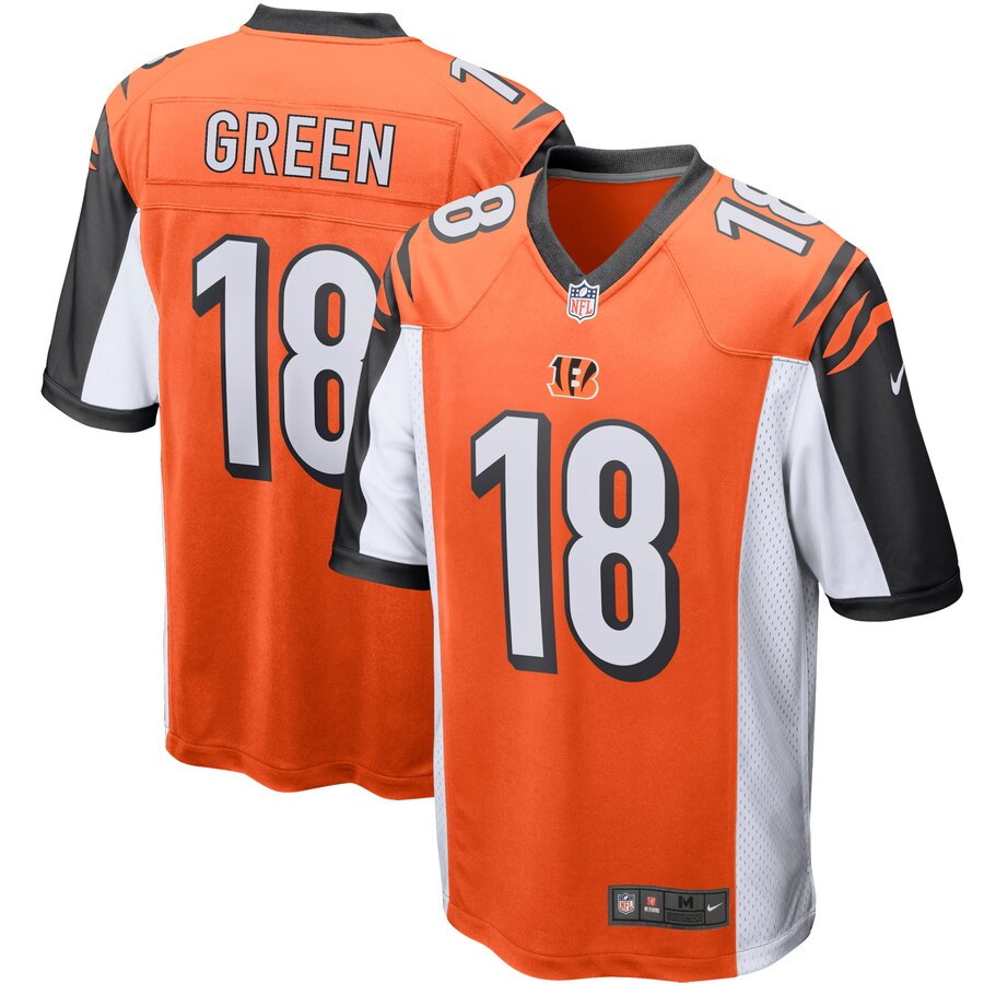 A.J. Green Cincinnati Bengals Nike Player Game Jersey - Orange