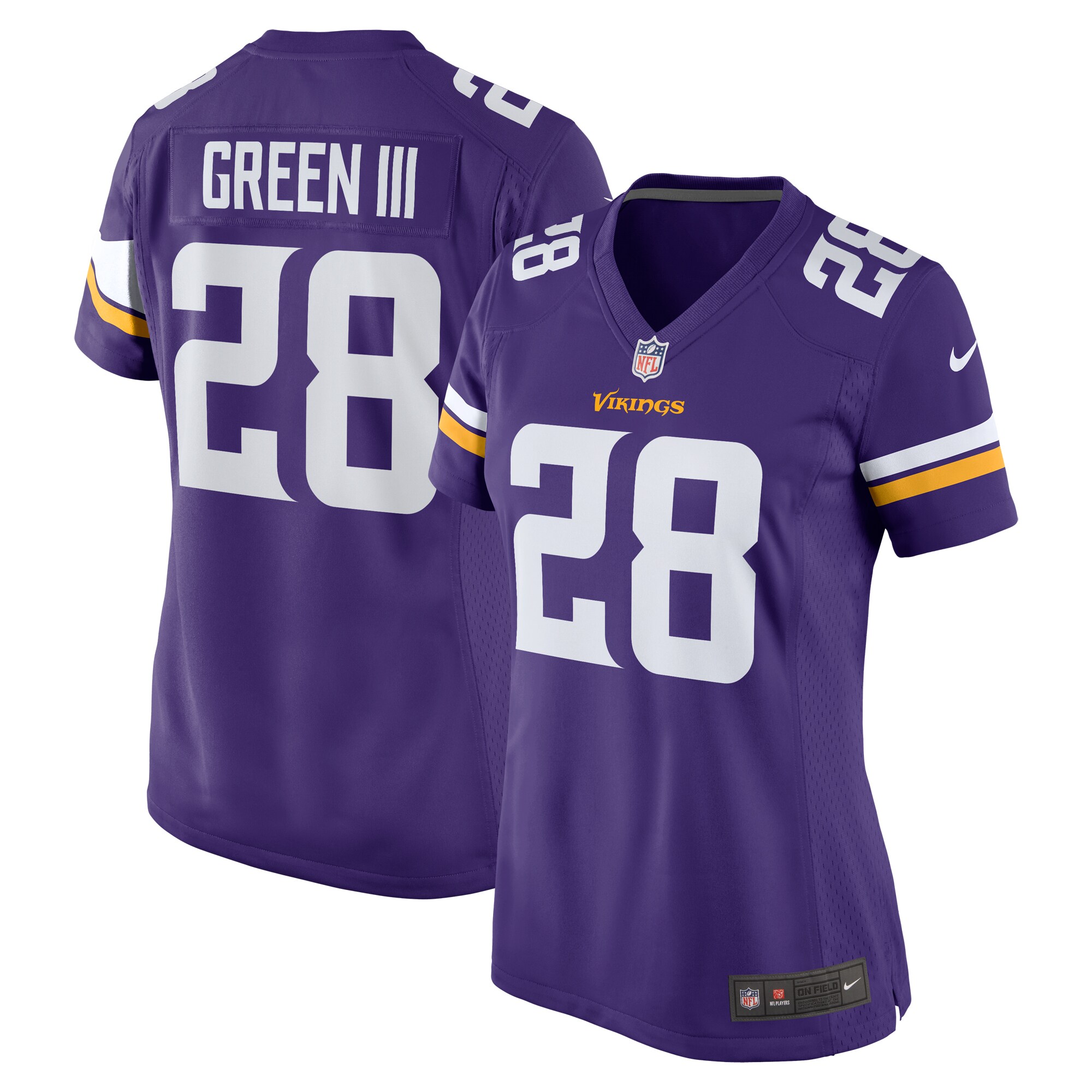 A.J. Green III Minnesota Vikings Nike Women's Team Game Jersey -  Purple