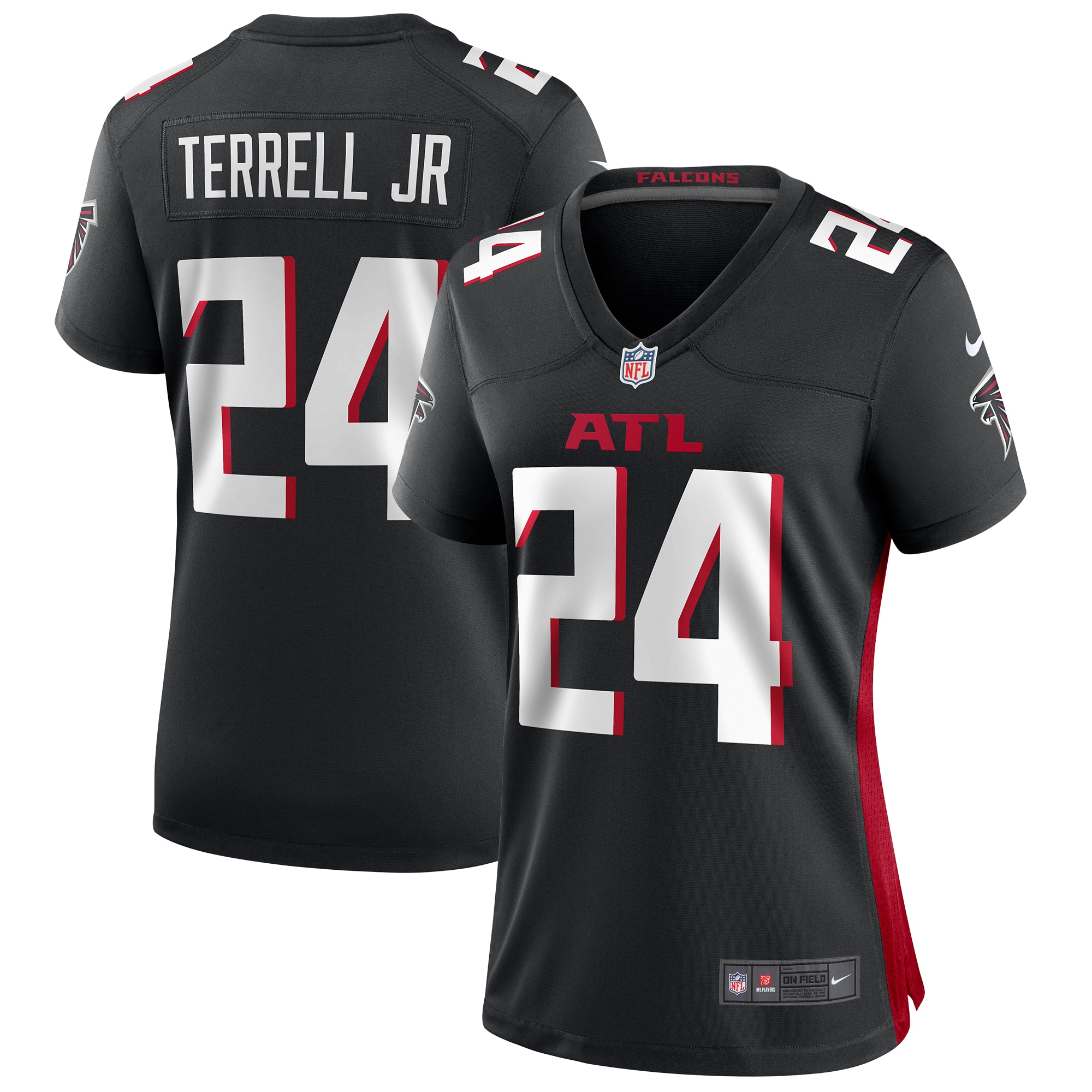 A.J. Terrell Jr. Atlanta Falcons Nike Women's Game Jersey - Black