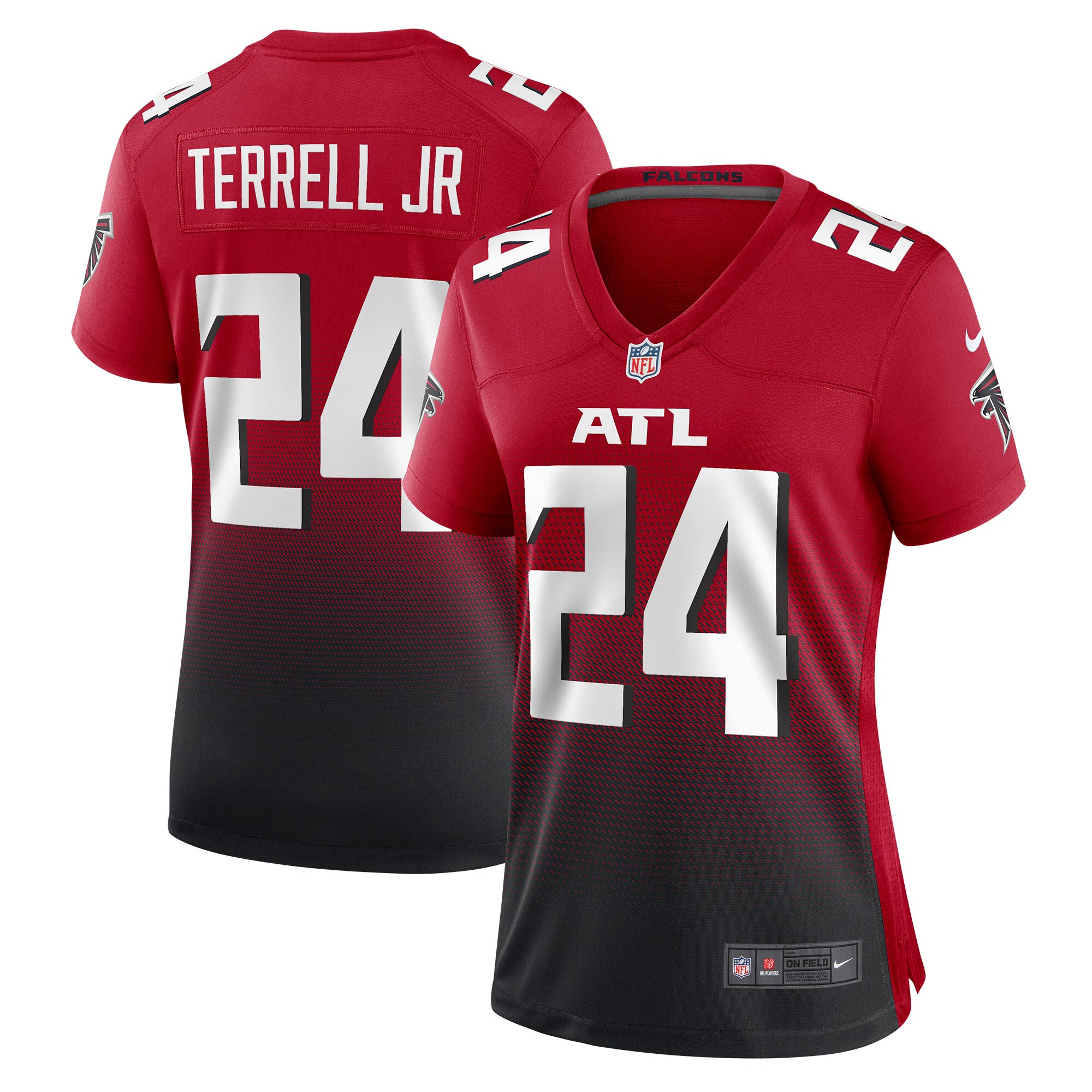 A.J. Terrell Jr. Atlanta Falcons Nike Women's Game Jersey - Red