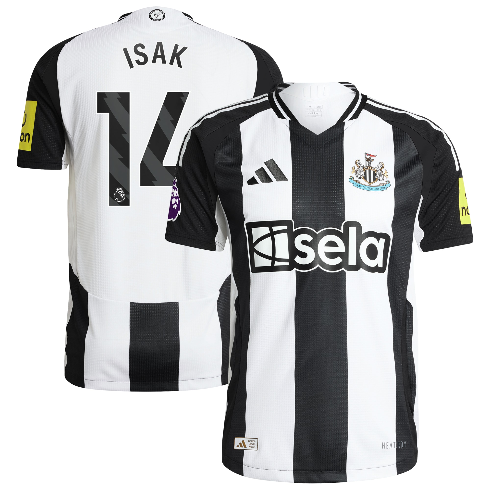 Alexander Isak Newcastle United adidas 2024/25 Home Authentic Player Jersey - Black