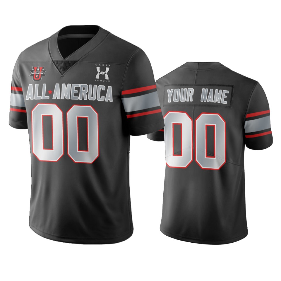 All-America Game Custom 2021 All-America Game Black Jersey