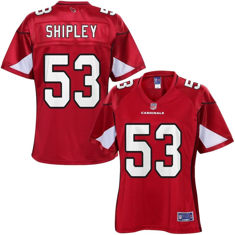 A.Q. Shipley Arizona Cardinals NFL Pro Line Women's Team Color Jersey - Cardinal