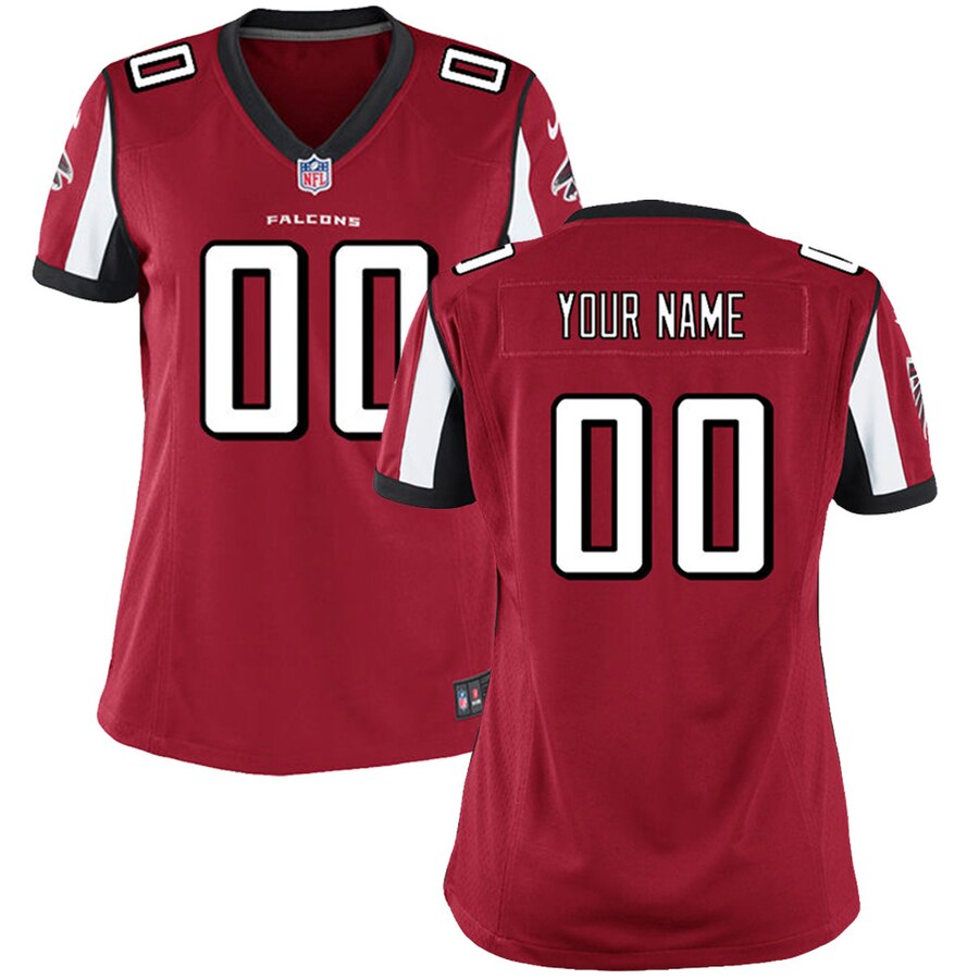 Atlanta Falcons Nike Women's Custom Game Jersey - Red