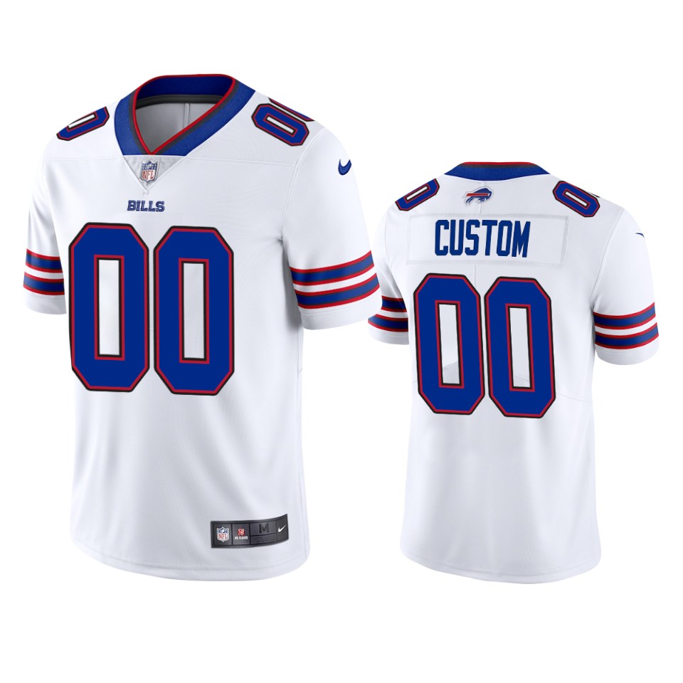 Bills Custom Vapor Limited White Jersey