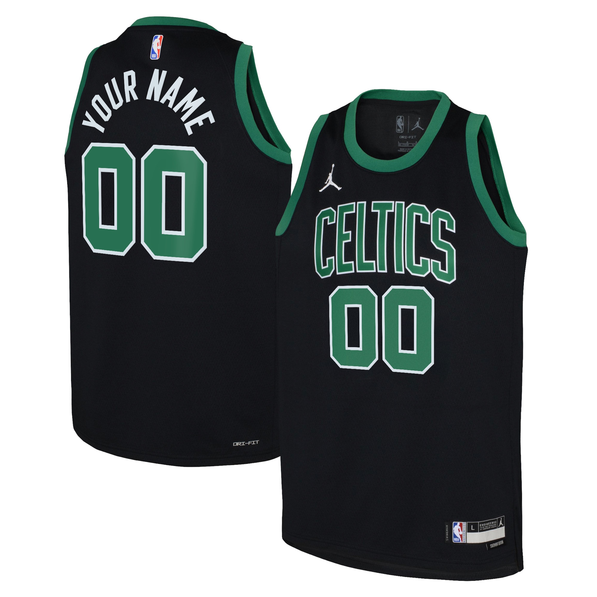 Boston Celtics Jordan Statement Swingman Jersey 22 - Custom - Youth