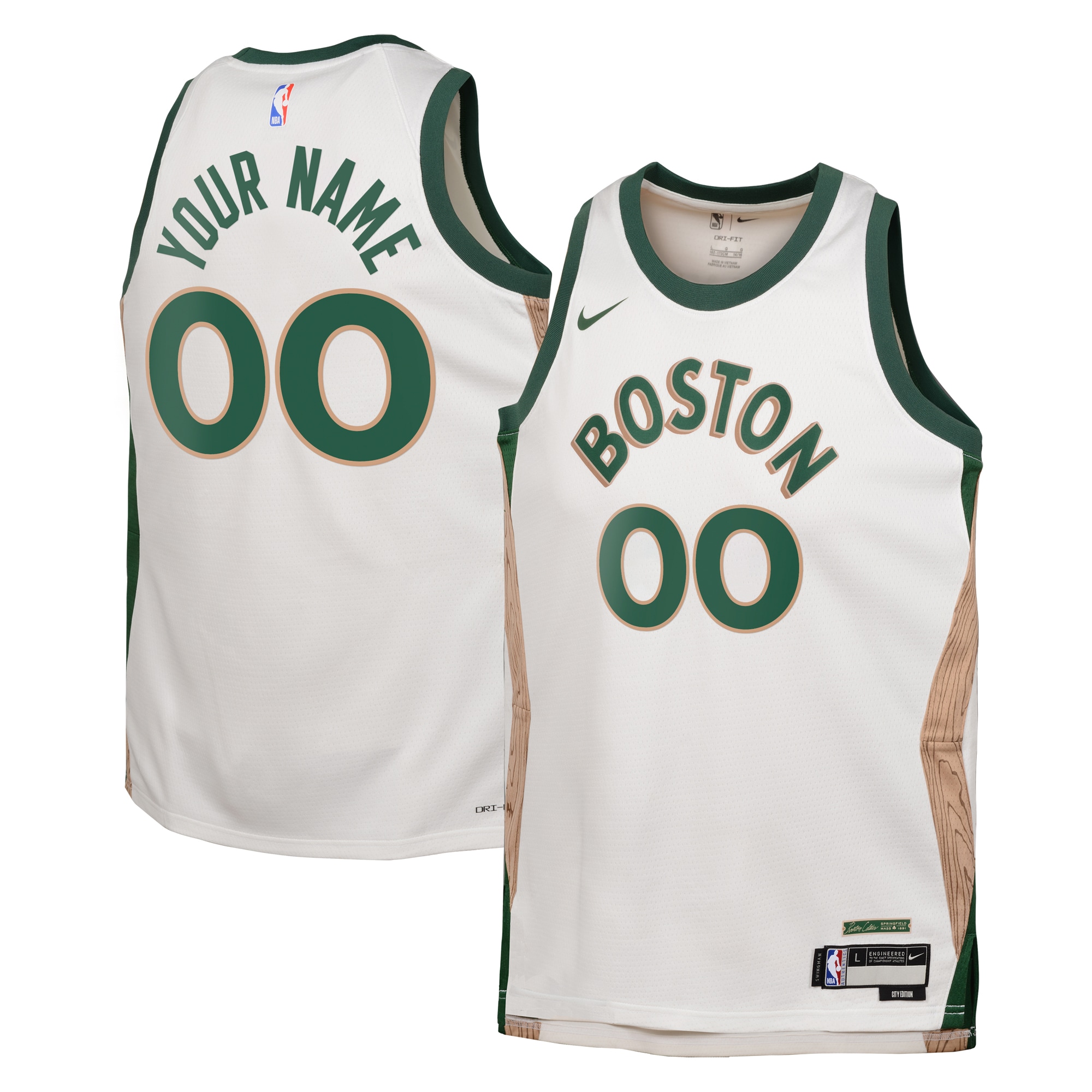 Boston Celtics Nike City Edition Swingman Jersey 23 - Custom - Youth