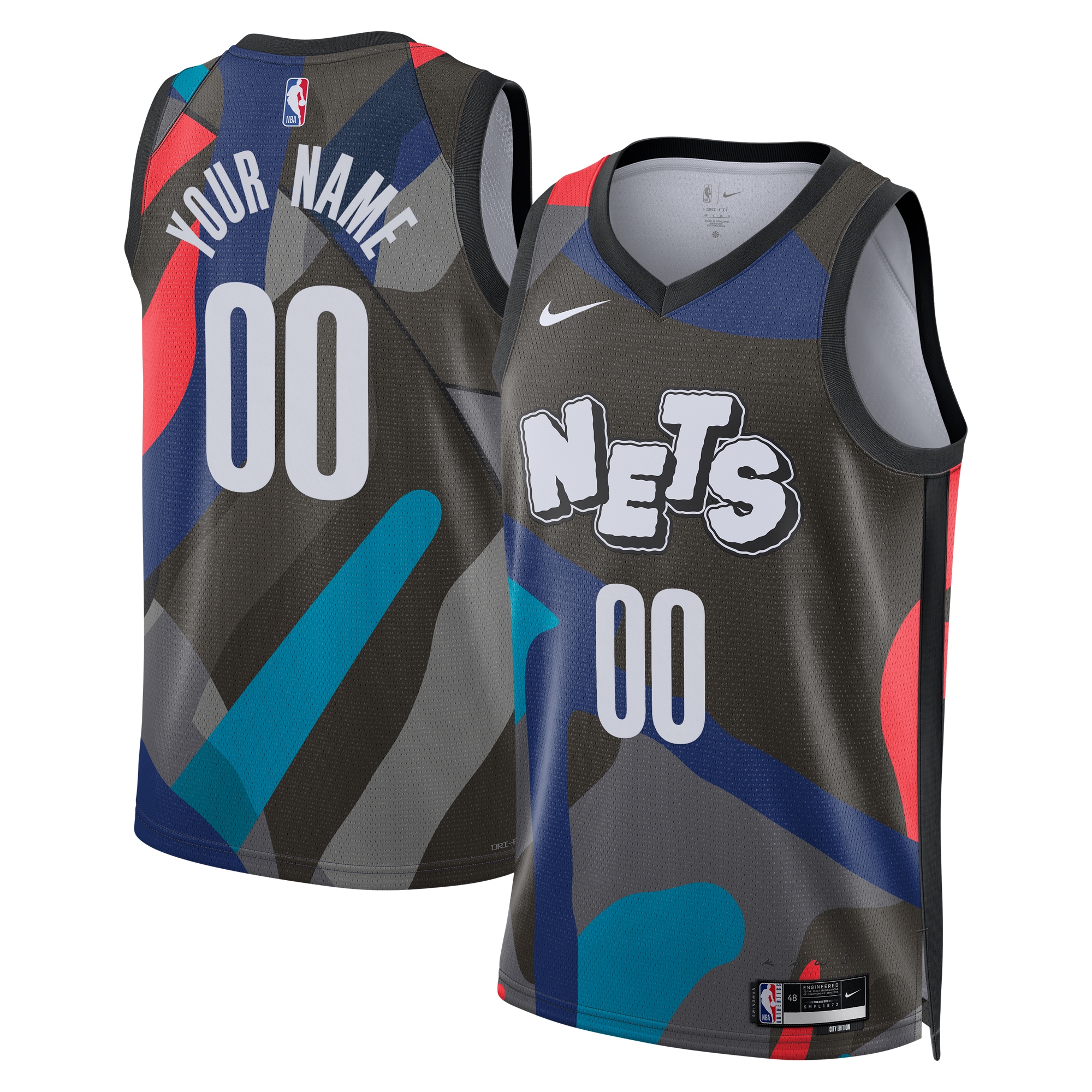 Brooklyn Nets Nike City Edition Swingman Jersey 23 - Custom - Unisex