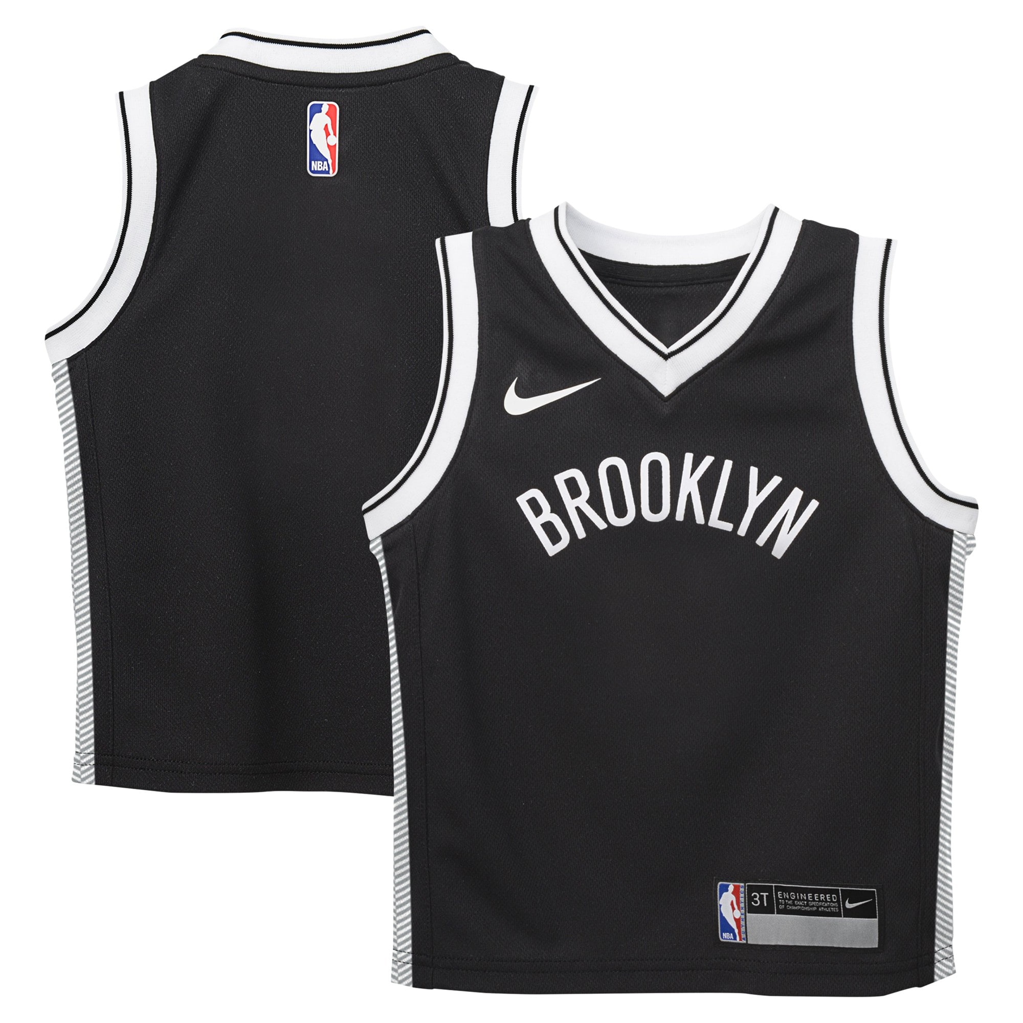 Brooklyn Nets Nike Replica Icon Jersey - Custom - Toddler