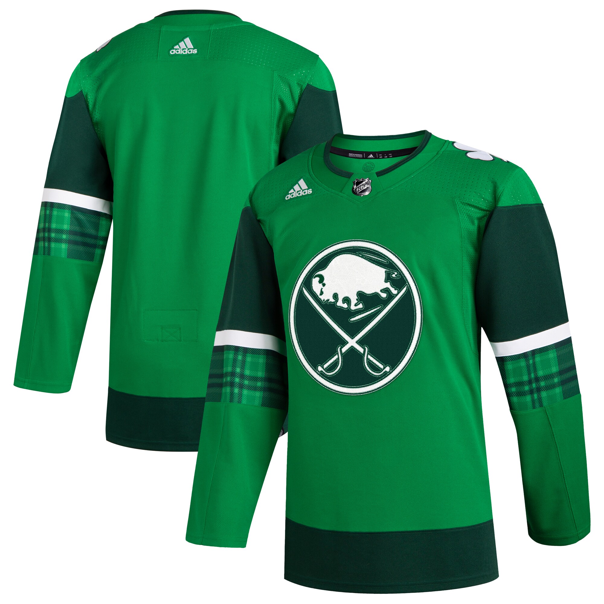 Buffalo Sabres adidas 2023 St. Patrick's Day Primegreen Authentic Jersey - Kelly Green