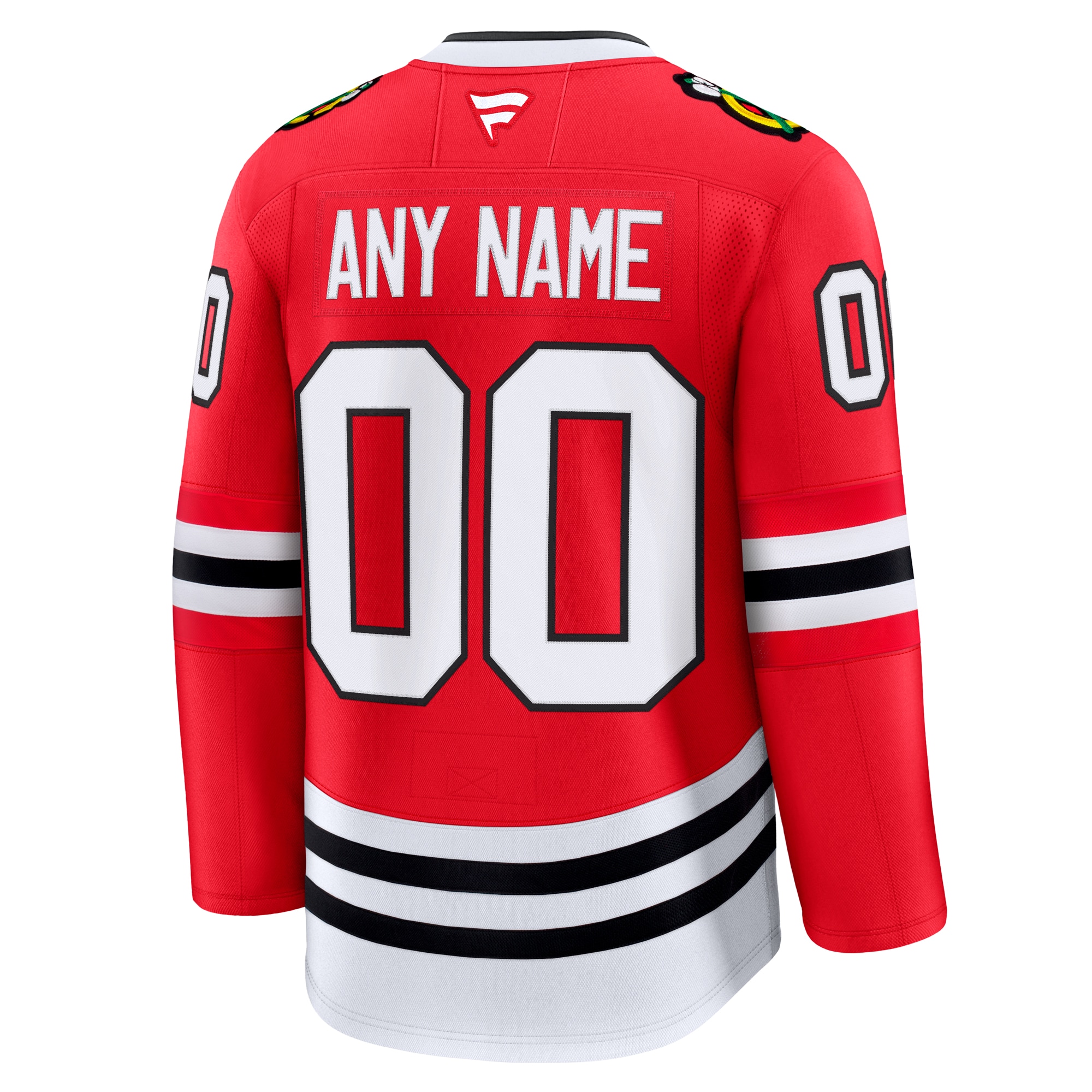 Chicago Blackhawks Fanatics Home Premium Custom Jersey - Red