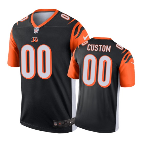 Cincinnati Bengals #00 Custom Nike color rush Black Jersey