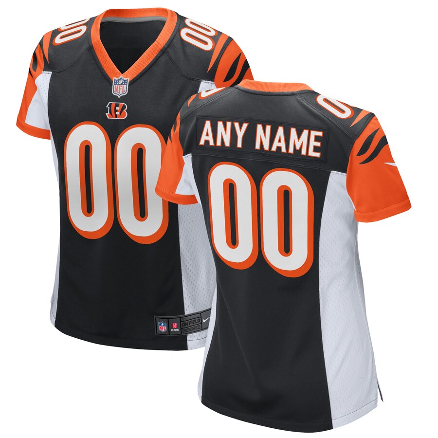 Cincinnati Bengals Nike Women's 2018 Custom Game Jersey - Black