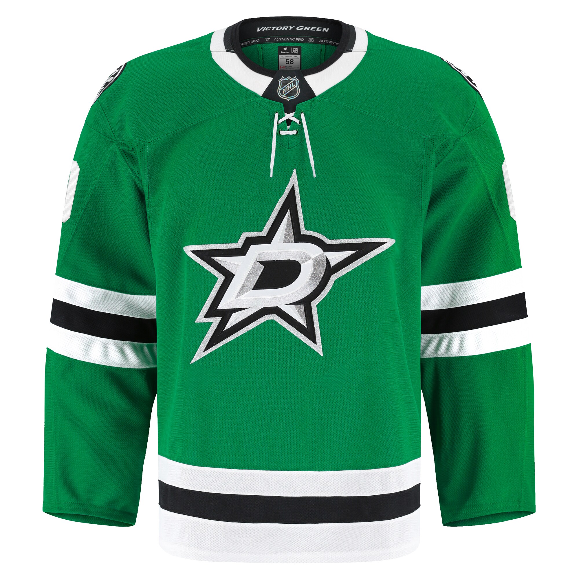 Dallas Stars Fanatics Home Authentic Pro Custom Jersey - Kelly Green