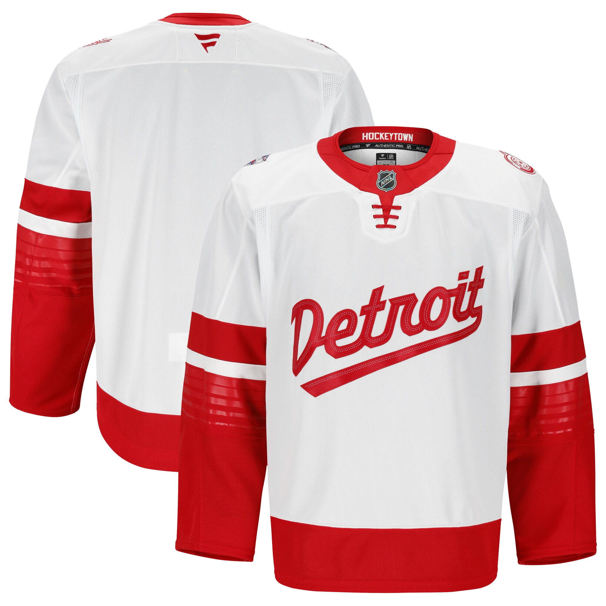  Detroit Red Wings Fanatics 2025 NHL Stadium Series Authentic Pro Jersey - White