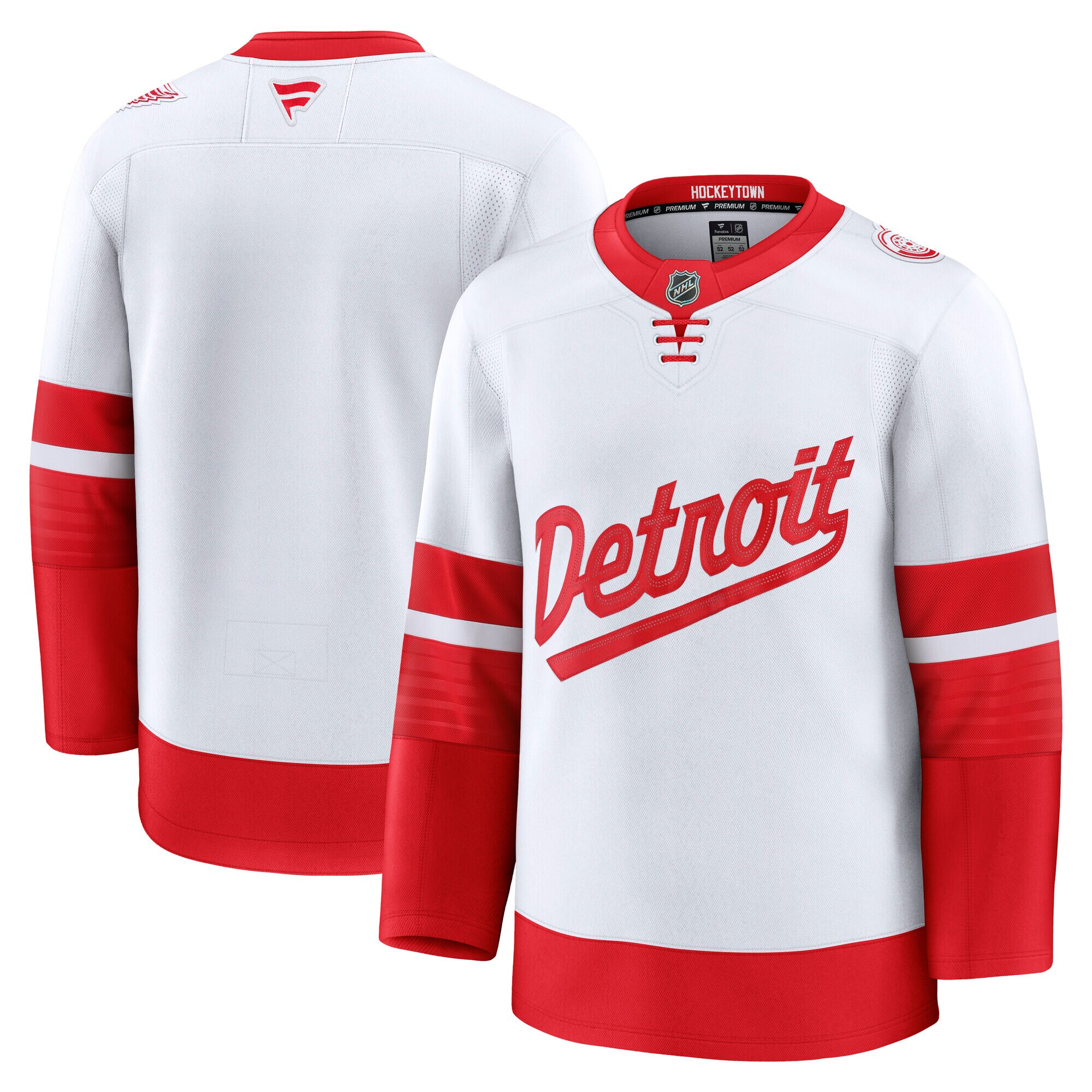  Detroit Red Wings Fanatics 2025 NHL Stadium Series Premium Jersey - White