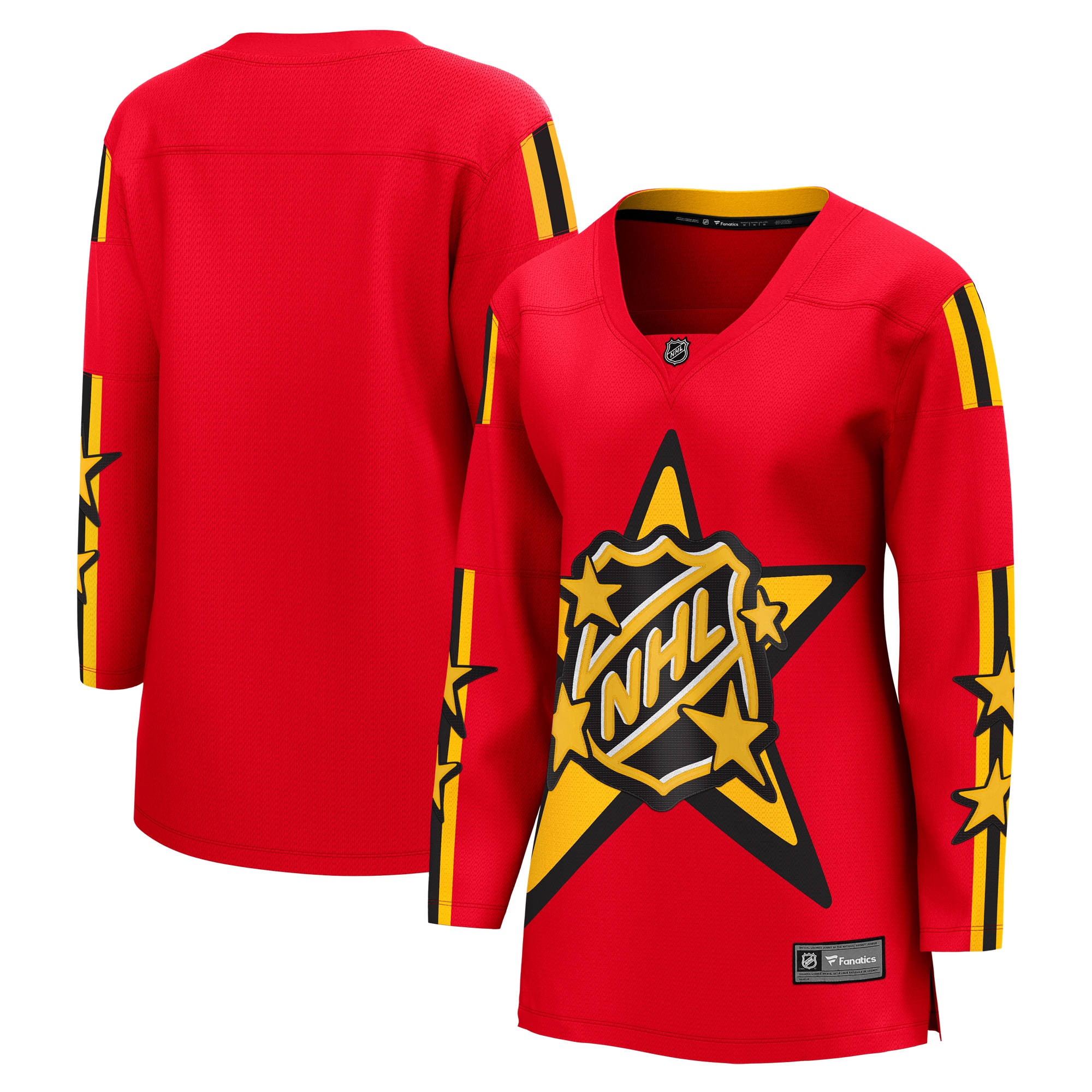  Fanatics Women's 2024 NHL All-Star Game Breakaway Jersey - Red