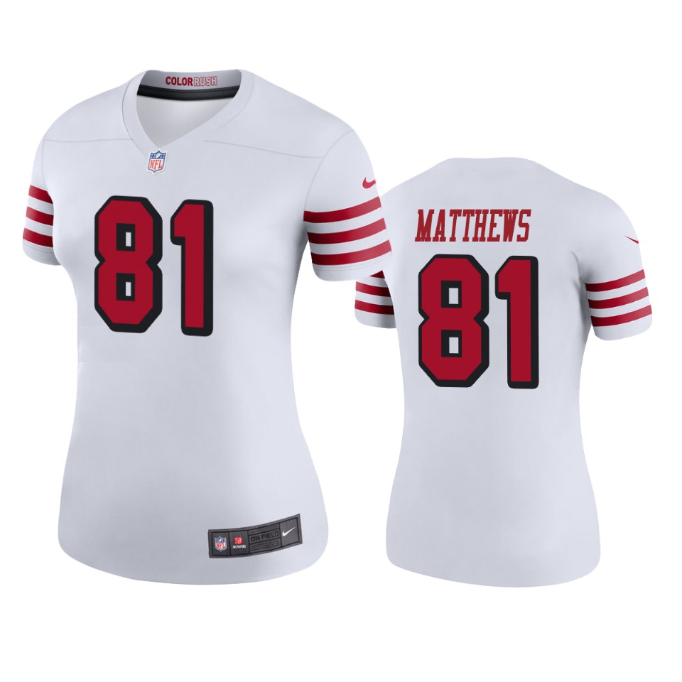 Jordan Matthews White Color Rush Legend Jersey