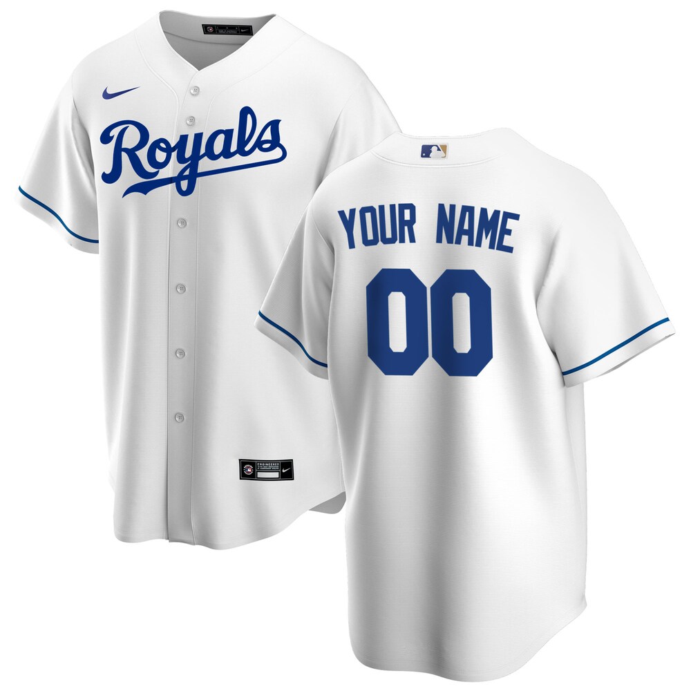 Kansas City Royals Nike Home 2020 Custom Jersey - White