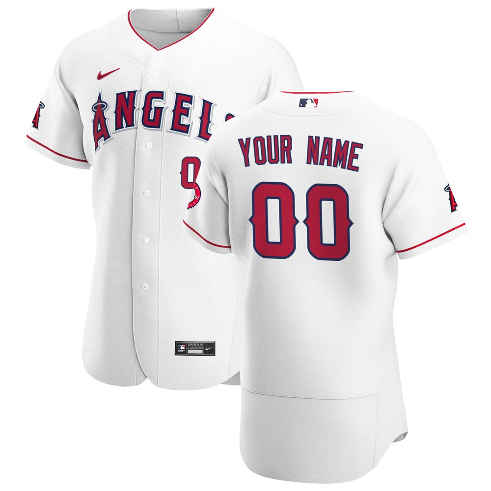 Los Angeles Angels Nike 2020 Home Custom Jersey - White