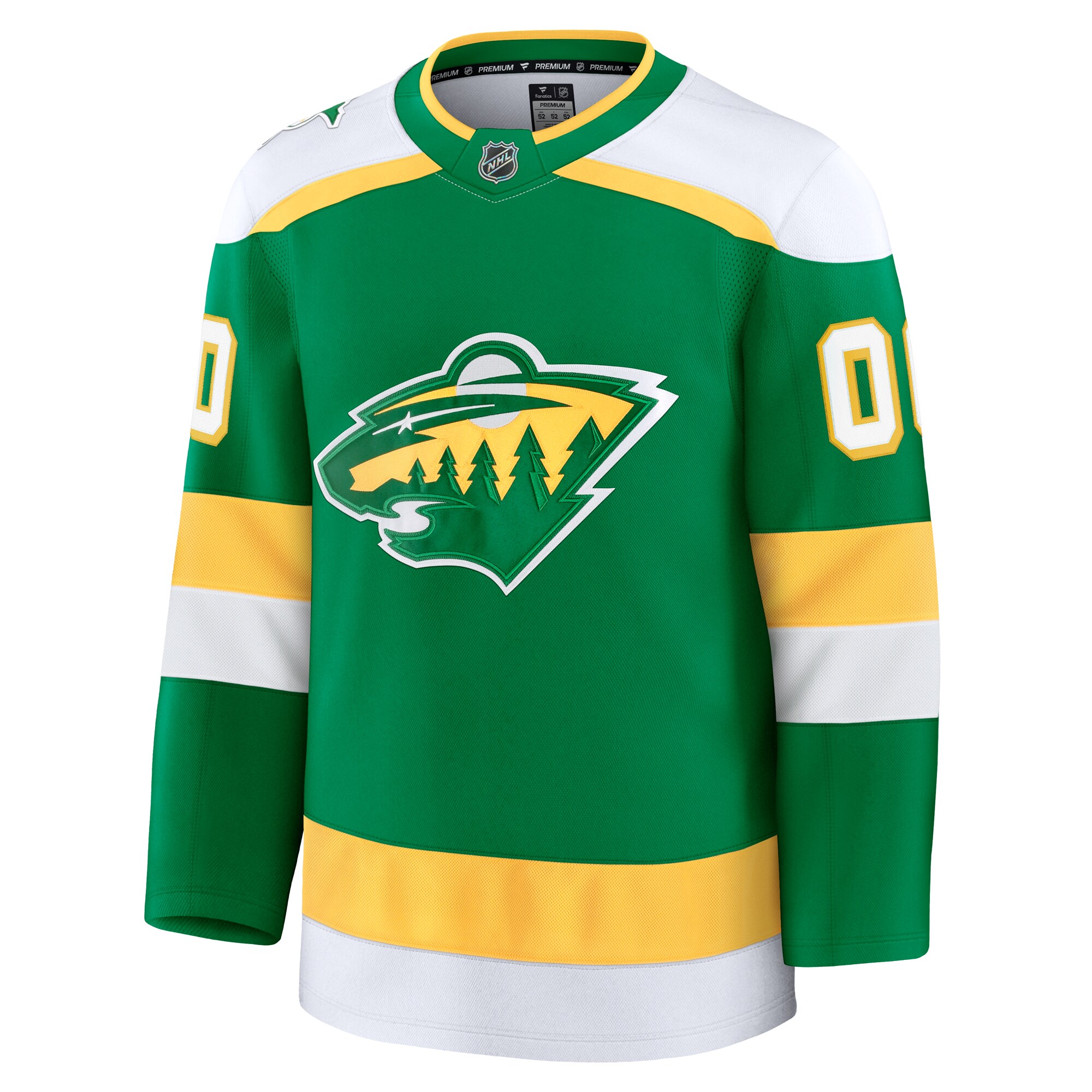 Minnesota Wild Fanatics Alternate Premium Custom Jersey - Green