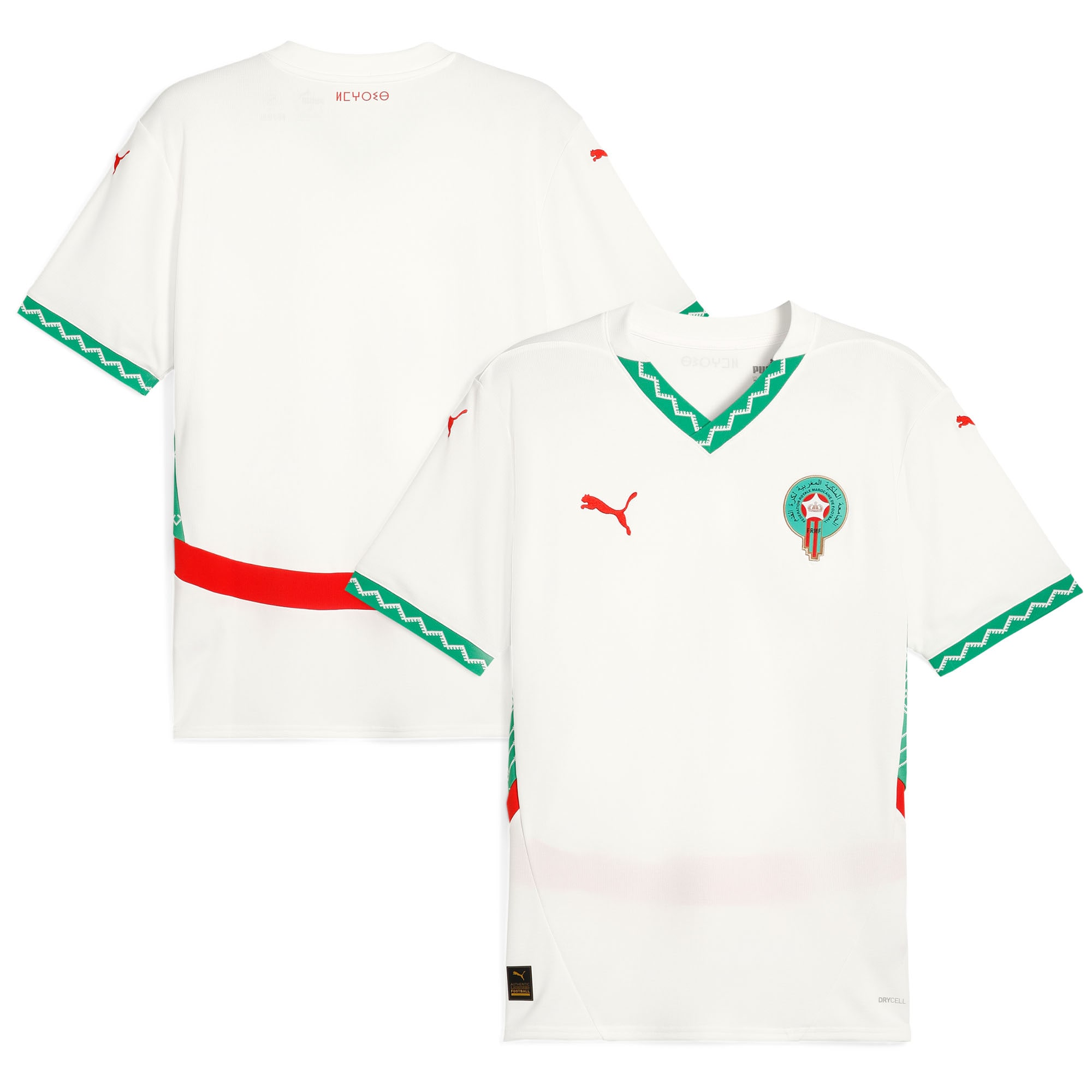 Morocco National Team Puma 2025 Away Replica Jersey - White