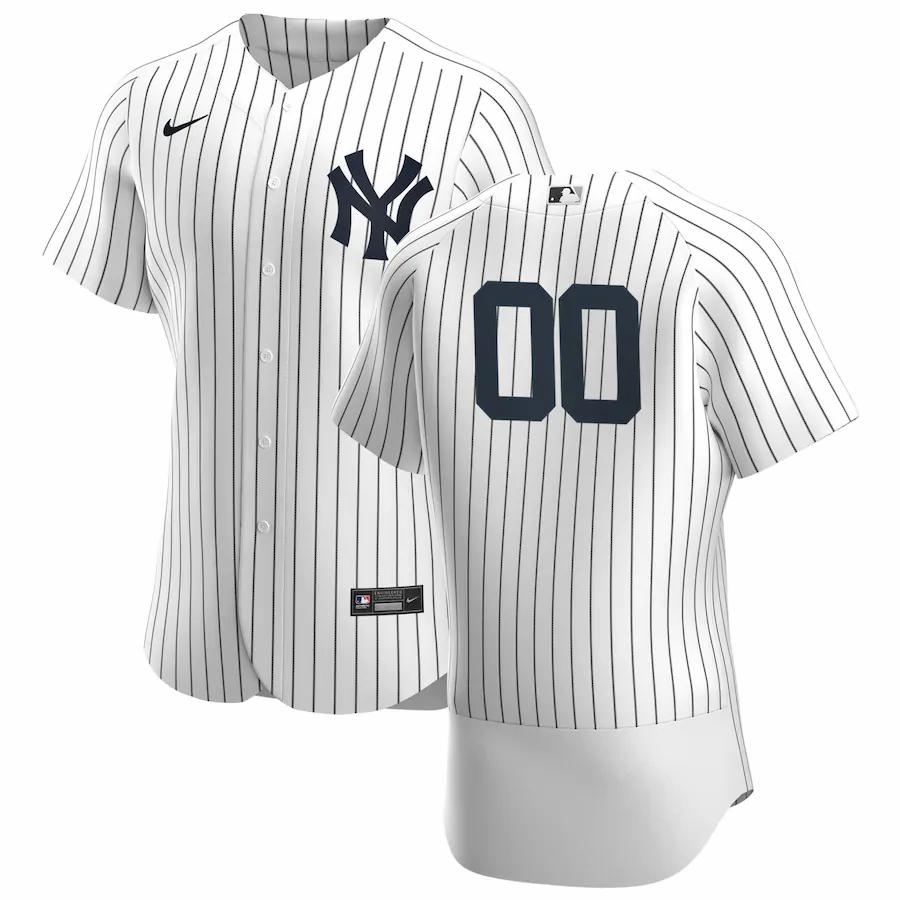 New York Yankees Nike 2020 Home Authentic Custom Jersey - White