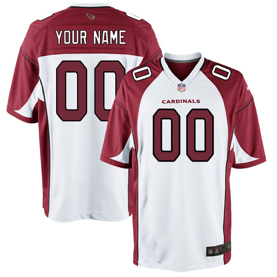 Nike Men's Arizona Cardinals Customized Game White Jersey