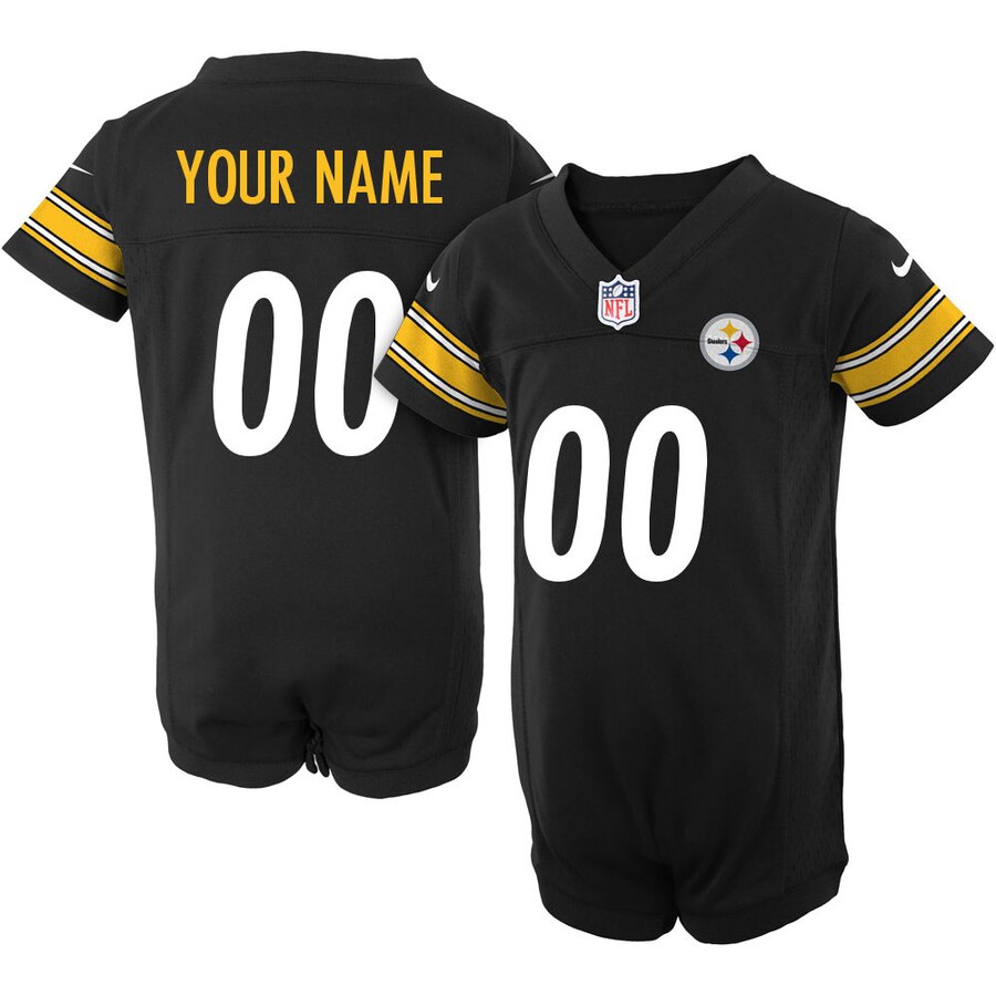 Nike Pittsburgh Steelers Newborn Customized Team Color Game Jersey Creeper
