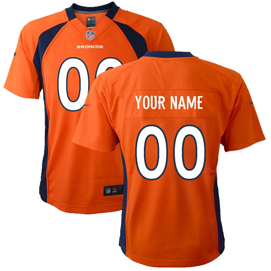 Nike Toddler Denver Broncos Customized Team Color Game Jersey