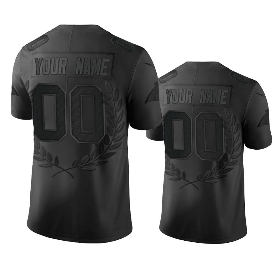 Panthers Custom Black MVP Limited Jersey