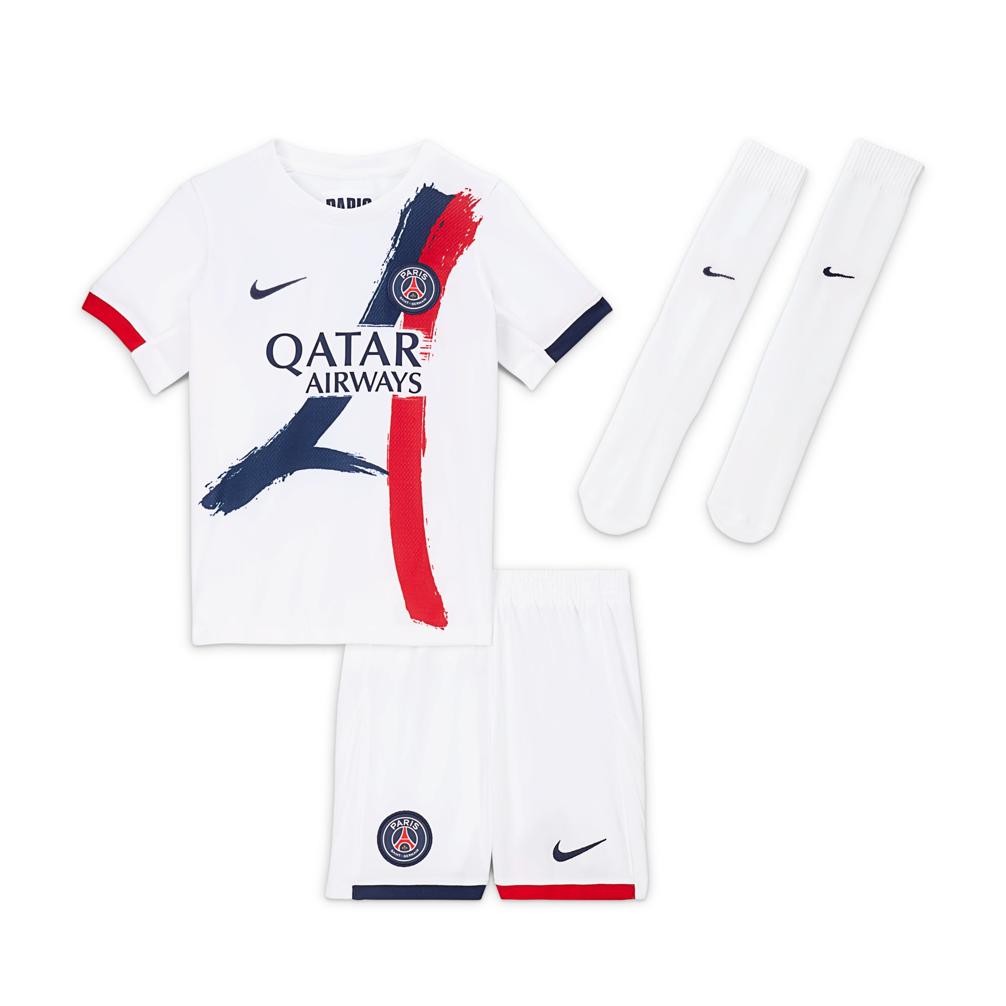 Paris Saint-Germain Nike Preschool 2024/25 Away Little Kids Kit Set