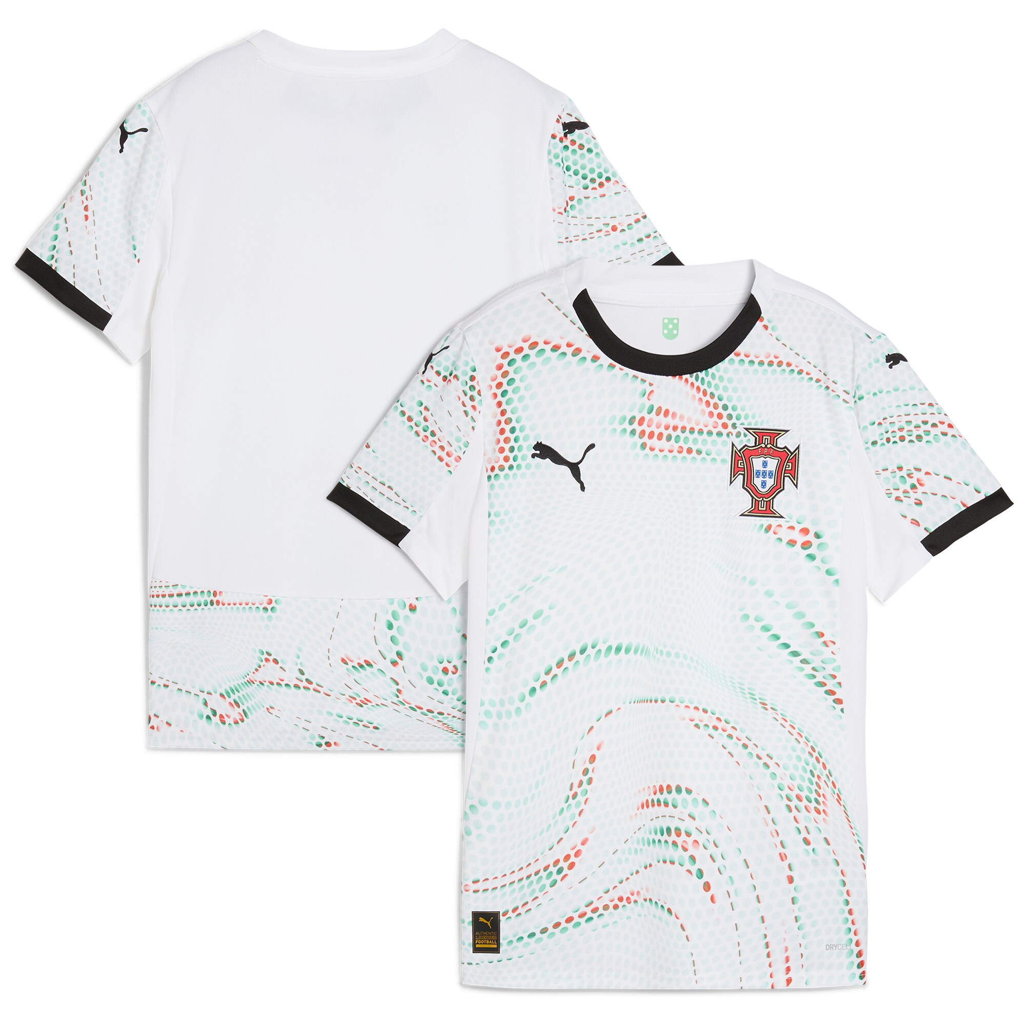 Portugal National Team Puma Women's 2025 Away Replica Jersey - White