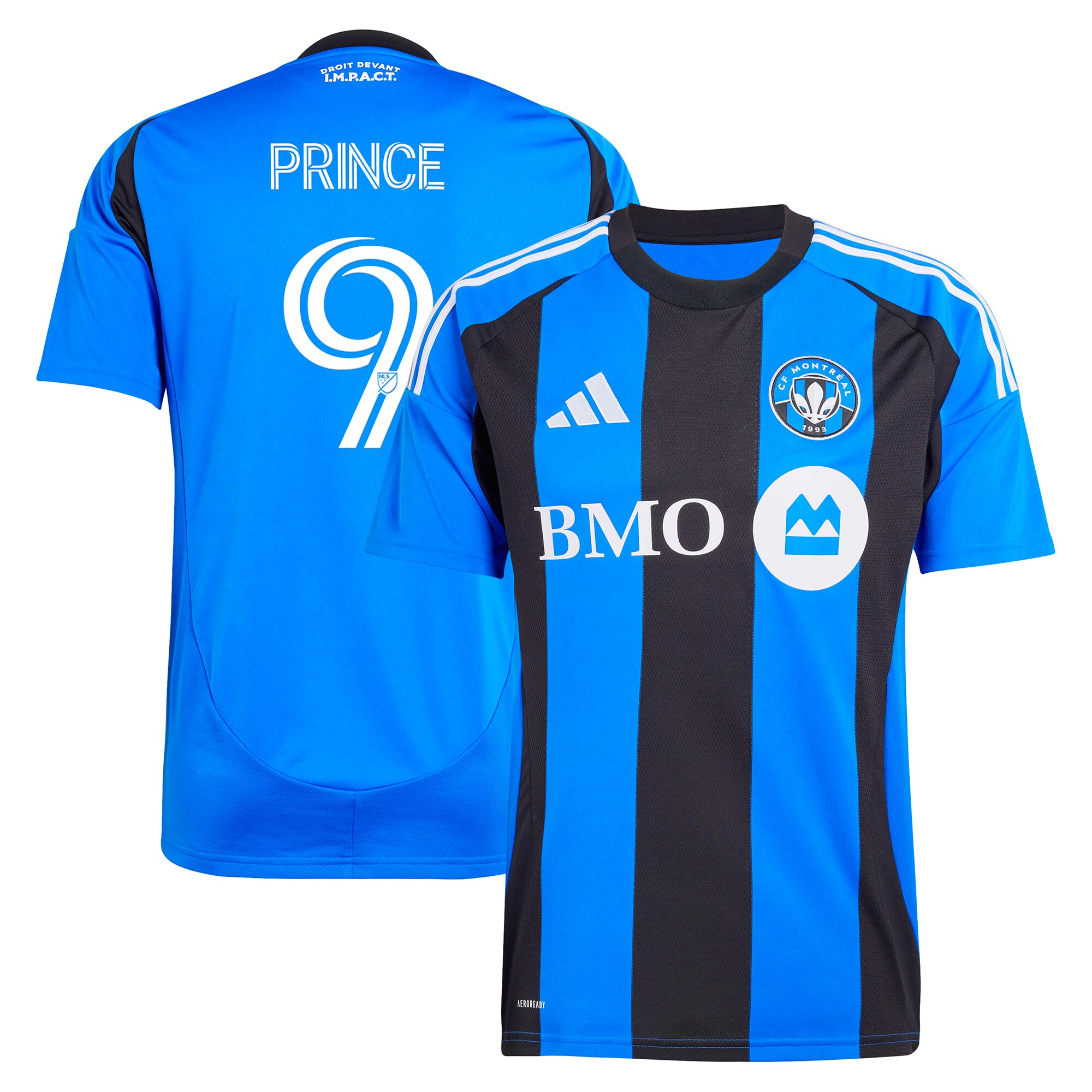 Prince Owusu CF Montreal adidas 2025 MontrÃ©al Original Replica Player Jersey - Blue