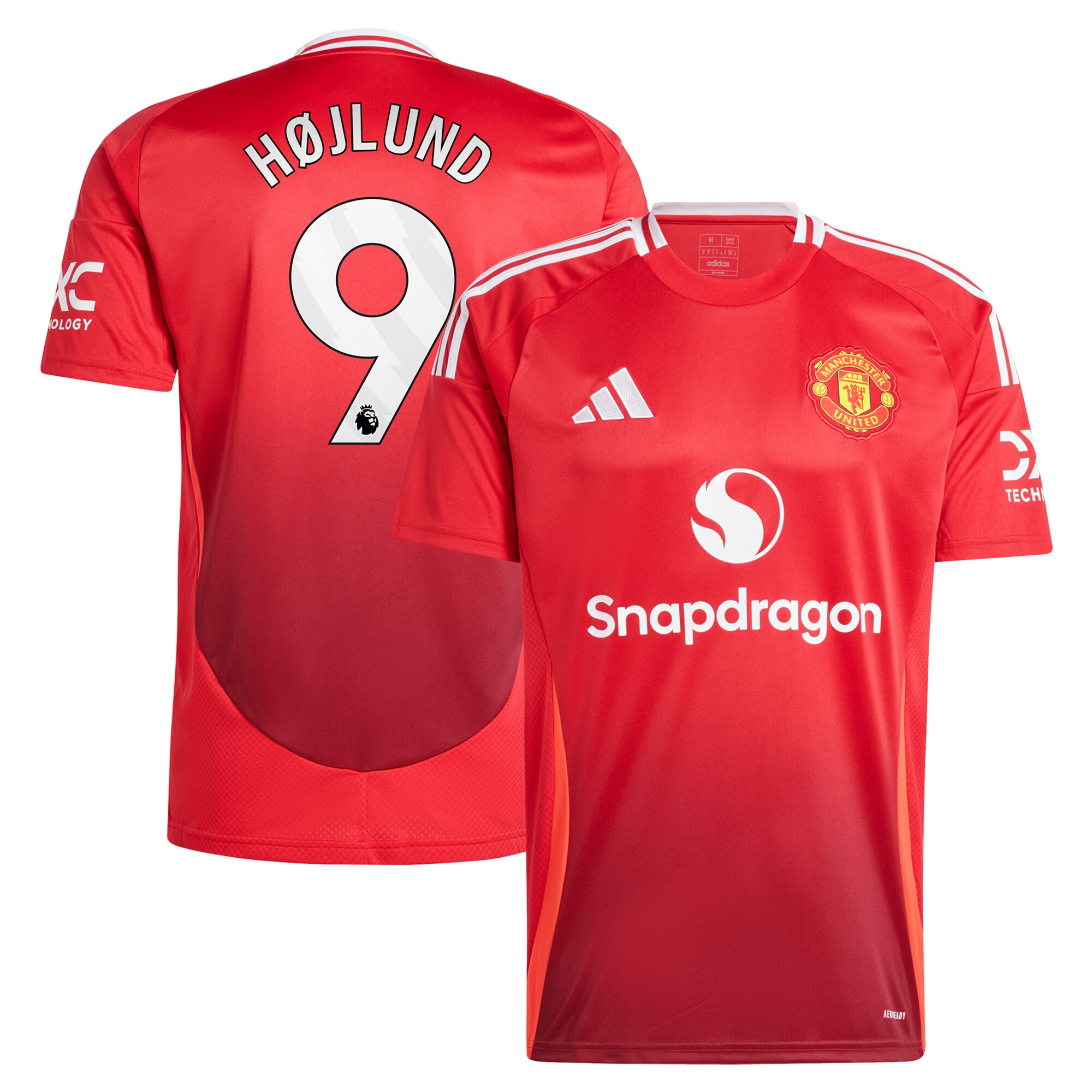 Rasmus HÃ¸jlund Manchester United adidas 2024/25 Home Replica Player Jersey - Red