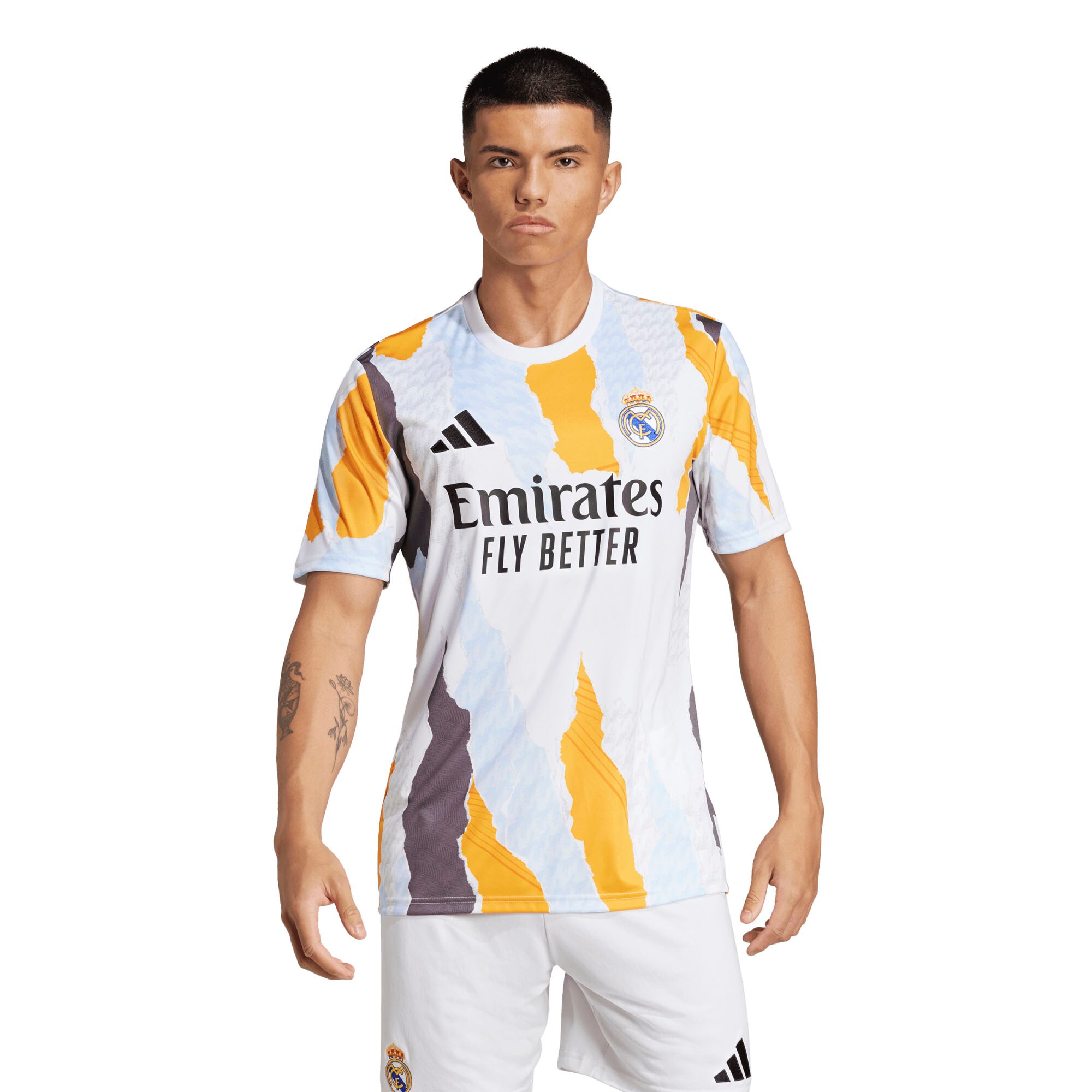 Real Madrid adidas 2024/25 Pre-Match Top  - White
